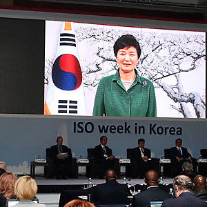 L’ISO a largement contribué à la croissance économique mondiale, déclare la Présidente coréenne
